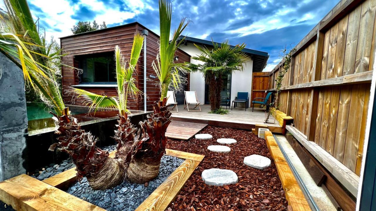 La Villa Canopee - Piscine Chauffee-Fibre-Clim-Jacuzzi Gujan-Mestras Bagian luar foto