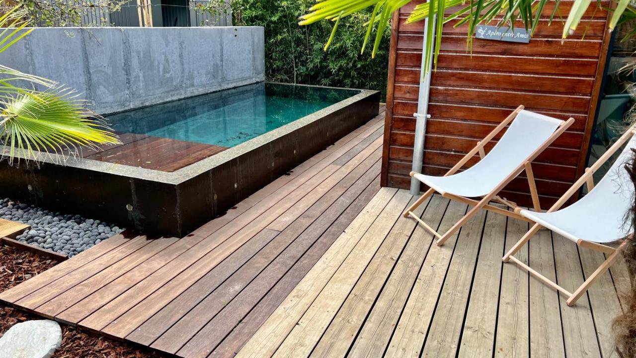 La Villa Canopee - Piscine Chauffee-Fibre-Clim-Jacuzzi Gujan-Mestras Bagian luar foto