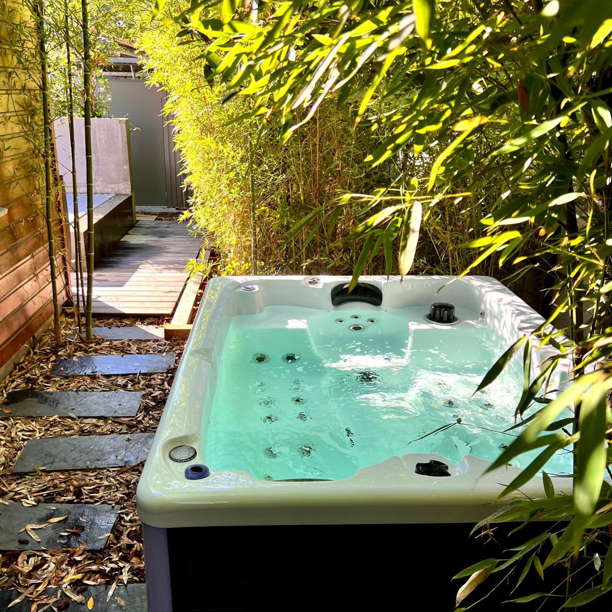 La Villa Canopee - Piscine Chauffee-Fibre-Clim-Jacuzzi Gujan-Mestras Bagian luar foto